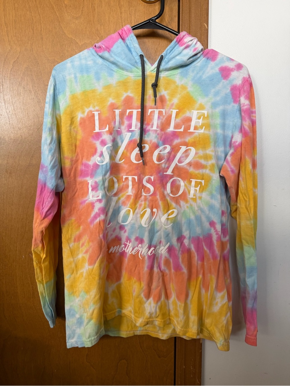 Motherhood long sleeve with hood shirt